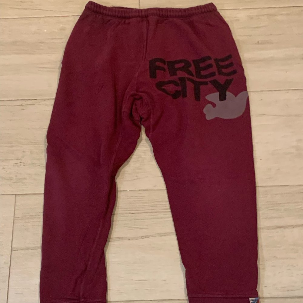 Free City Sweatpants Maroon